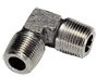 0152 17 17, 0152 Series Elbow Threaded Adaptor, R 3/8 Male to R 3/8 Male, Threaded Connection Style