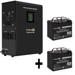 EX296564RUS, Комплект ИБП ExeGate FineSine SX-1500.LCD.AVR.2SH + Батарея 33Aч ...