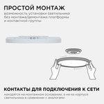 18-140 Светильник светодиодный, накладной, SPIN, 28Вт, 2240лм, DIM ...