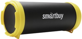 Фото 1/10 Акустическая система Smartbuy TUBER MKII, 6 Вт, Bluetooth, MP3-плеер, FM-радио, черн/желт(арт. SBS-4200)/18