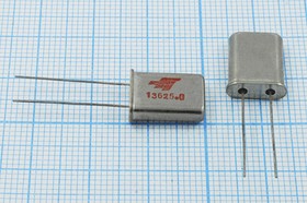 Кварцевый резонатор 13625 кГц, корпус HC49U, S, 1 гармоника, (13625,0)