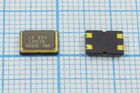 Кварцевый резонатор 13824 кГц, корпус SMD07050C4, нагрузочная емкость 16 пФ, марка SX-7, 1 гармоника, (LPE75)