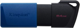 Фото 1/10 Флеш Диск Kingston 64Gb DataTraveler Exodia M DTXM/64GB USB3.0 черный/синий