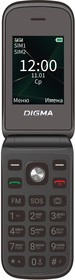 Фото 1/10 Мобильный телефон Digma VOX FS241 128Mb черный раскладной 3G 4G 2Sim 2.44" 240x320 0.3Mpix GSM900/1800 FM microSD max128Gb