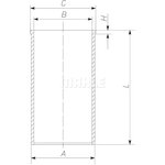 004WV0900, Гильза цилиндра MERCEDES дв. OM314,352,353,3 56,357,362,364 d=97.00 MAHLE
