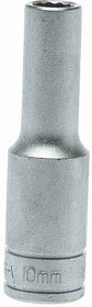 Фото 1/2 M120610-C, 1/2 in Drive 10mm Deep Socket, 12 point, 25 mm Overall Length