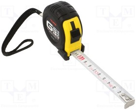 G6P30MTL215Y, Measuring tape; L: 3m; Width: 16mm; Enclos.mat: ABS; Class: II