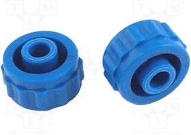900-STC, Plug; blue; for syringes; polypropylene; UV block