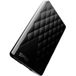 Портативный HDD Silicon Power Diamond D06 2Tb/2.5/Черный (SP020TbPHDD06S3K)