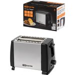 SQ4003-0002, Тостер черный "Утро", 700 Вт, 2 тоста, нержавеющая сталь