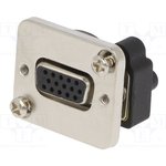 CP30229M, Переходник: разъём D-Sub, серебристый, Корп: стандарт XLR