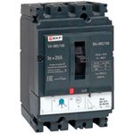 Выключатель автоматический 3п 100/20А 36кА ВА-99C Compact NS PROxima EKF ...