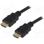 50407, Кабель, HDMI 1.4, вилка HDMI, с обеих сторон, 2м, черный