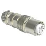 1-2308336-2, SENSOR CONNECTOR, M12, RCPT, 4POS, CABLE
