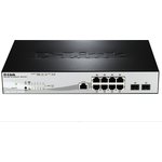 DL-DGS-1210-10P/ME/A1A, Коммутатор Metro Ethernet 8х10ХХMbps, с PoE