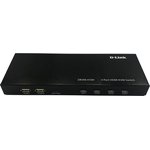 DL-DKVM-410H/A2A, 4-портовый KVM-переключатель с портами HDMI и USB