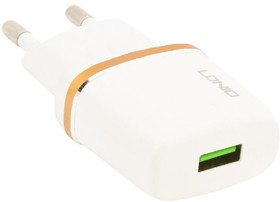 Фото 1/2 Блок питания (сетевой адаптер) LDNIO 1 USB выход 1А + кабель Micro USB DL-AC50 коробка