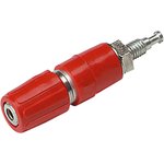 930268101, Red Female Banana Socket, 2mm Connector, Solder Termination, 6A ...