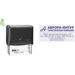 Оснастка для штампов NEW Printer C60 37x76мм пластик. корпус черный