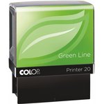 Оснастка для штампов персон. ЭКО Printer 20 Green Line 38х14мм корпус черн