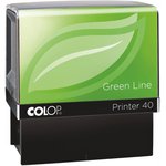 Оснастка для штампов персон. ЭКО Printer 40 Green Line 59х23мм корпус черн