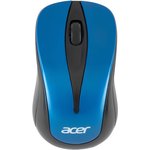 Мышь Acer OMR132 синий/черный оптическая (1000dpi) беспроводная USB для ноутбука ...