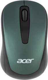 Фото 1/10 Мышь Acer OMR135 зеленый оптическая (1000dpi) беспроводная USB для ноутбука (2but)