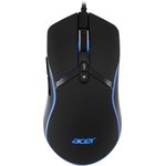 Мышь Acer OMW144, игровая, оптическая, проводная, USB, черный [zl.mceee.014]