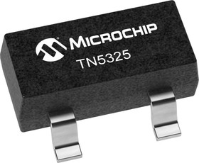 Фото 1/2 Silicon N-Channel MOSFET, 150 mA, 250 V, 3-Pin TO-92 TN5325K1-G