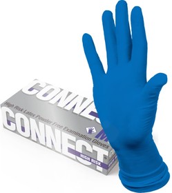 Фото 1/5 Латексные перчатки повышенной прочности 50 шт., размер M CТ0000003299