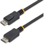 DISPL5M, Male DisplayPort to Male DisplayPort, PVC Cable, 4K @ 60 Hz, 5m