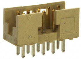Фото 1/3 98414-G06-10ULF, Amphenol FCI Minitek Series Vertical Through Hole PCB Header, 10 Contact(s), 2.0mm Pitch, 2 Row(s), Shrouded