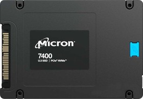 Фото 1/2 MTFDKCB1T9TDZ-1AZ1ZABYY, SSD накопитель Micron 7400 PRO, 1920GB, U.3(2.5 7mm), NVMe, PCIe 4.0 x4