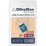 OM-32GB-50-Dark Cyan, USB Flash накопитель 32Gb OltraMax 50 Dark Cyan