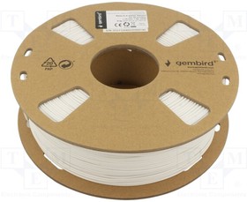 3DP-PLA-01-MTW, Filament: PLA-MATT; 1.75mm; white; 190?220°C; 1kg