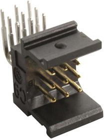 02519091103, Pin Header, C9 Module, Board-to-Board, 2.54 mm, 3 Rows, 9 Contacts, Through Hole Right Angle