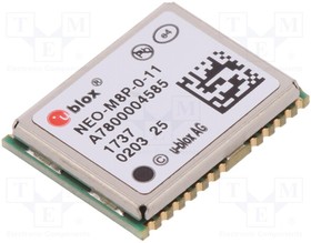 NEO-M8P-0, GNSS / GPS Modules u-blox M8 GNSS module NEO-M8P with rover functionality LCC, 12x16 mm, 250 pcs/reel – купить оптом и в розницу