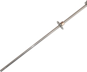 374-E-3LS-400, PT100 RTD Sensor, 8mm Dia, 400mm Long, 3 Wire, Probe, 3 DIN EN 60751 °C, F0 °C +400°C Max