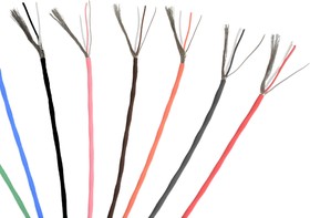 TEL-L-TL-10000, TEL Series Type L Thermocouple & Extension Wire, 10m, Screened, FEP Insulation, +230°C Max, 2x0.22mm²