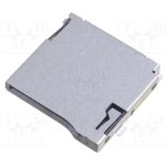 MCSP-Q-08-A-SG, Разъем: для карт памяти, SO micro, push-push, SMT, gold flash