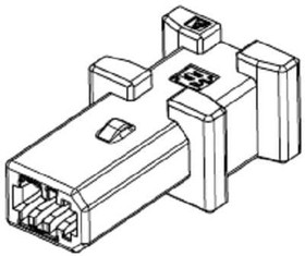 1971153-1, Modular Connectors / Ethernet Connectors INDUSTRIAL MINI I/O BY-PASS CONNECTOR
