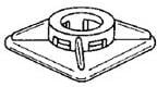 2-100734-1, Cable Tie Mounts MOUNTING BASE NAT.