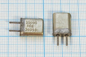 Кварцевый резонатор 15800 кГц, корпус HC25U, марка МА, 1 гармоника, (15800кГц)