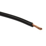 SiliVolt-1V Series Black 0.5 mm² Hook Up Wire, 256/0.05 mm, 25m, Silicone Insulation