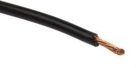 Фото 1/4 SiliVolt-1V Series Black 1 mm² Hook Up Wire, 511/0.05 mm, 25m, Silicone Insulation