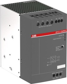 1SVR360763R1001 CP-C.1 24/20.0, CP-C.1 Switched Mode DIN Rail Power Supply, 100 240 V ac / 90 250V dc ac, dc Input, 24V dc dc