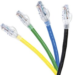 C624106003M, Cat6 Male RJ45 to Male RJ45 Ethernet Cable, U/UTP, Blue LSZH Sheath, 3m, Low Smoke Zero Halogen (LSZH)
