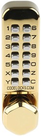 Фото 1/3 255 PB, Brass Mechanical Polished Code Lock