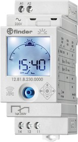 Фото 1/4 12.81.8.230.0000 NFC, Digital with NFC DIN Rail Time Switch 110 → 230 V ac, 1-Channel