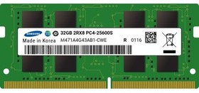 Фото 1/2 Samsung DDR4 32Gb 3200MHz M471A4G43AB1-CWE OEM PC4-25600 CL19 SO-DIMM 260-pin 1.2В original single rank
